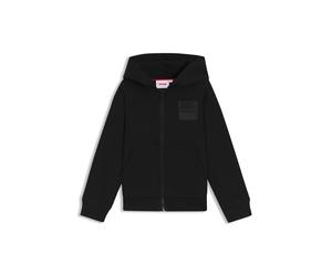 HUGO Sweat à capuche zippé en polaire avec logo revisité pour enfant - Style G00454/09B06A, G00454 Noir 126