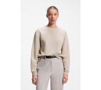 HUGO Sweat en coton avec logo manuscrit Resort - Style Daxandria_1, 50566693 Beige clair XL