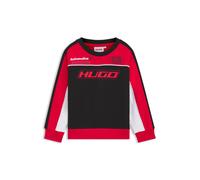HUGO Sweat en coton mélangé avec détails inspirés de la course automobile pour enfant - Style G00027/X7010A, G00027 Noir 102