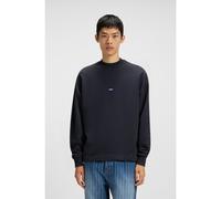 HUGO Sweat en molleton de coton avec écusson logoté bleu - Style Nedro, 50522359 Bleu foncé L