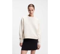 HUGO Sweat en molleton de coton avec logo brodé - Style Deroxina_9, 50561234 Blanc M