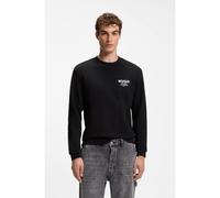 HUGO Sweat en molleton de coton avec logo imprimé audacieux - Style Nespon, 50572772 Noir XXL