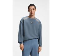 HUGO Sweat HUGO x RB en molleton de coton avec motif de taureau - Style Davalio_RB, 50559679 Bleu L