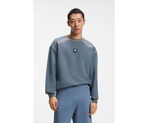 HUGO Sweat HUGO x RB en molleton de coton avec motif de taureau - Style Davalio_RB, 50559679 Bleu XS