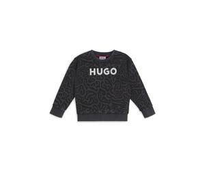 HUGO Sweat pour enfant à imprimé guépard et fermeture éclair au dos - Style G00213/09B04A, G00213 Noir à motif 102