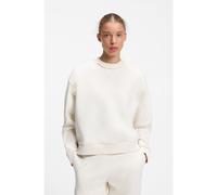 HUGO Sweat Relaxed en coton à logo brodé - Style Dismoolie_B, 50566506 Naturel XL