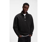 HUGO Sweat Relaxed en coton avec encolure zippée - Style Durty244, 50525881 Noir XXL