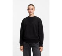 HUGO Sweat Relaxed en coton avec logo en strass - Style Danicey, 50570917 Noir M