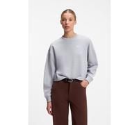 HUGO Sweat Relaxed en coton avec logo manuscrit - Style Damaswee_B, 50571605 Gris chiné L