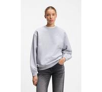 HUGO Sweat Relaxed en molleton de coton à imprimés graphiques - Style Classic Crew_B_4, 50566576 Gris chiné L