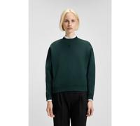 HUGO Sweat Relaxed en molleton de coton à logo revisité brodé - Style Daxandria, 50527463 Vert sombre S