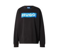 HUGO Sweat-shirt 'Classic' bleu ciel / noir / blanc, Taille M