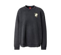HUGO Sweat-shirt 'Classic Crew_8' miel / olive / noir, Taille XS