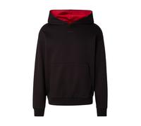 HUGO Sweat-shirt 'Daneony' rouge / noir, Taille L
