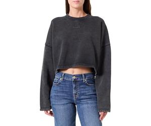 Hugo Sweat-Shirt Derissa_b pour Femme, Noir (002 Noir), L
