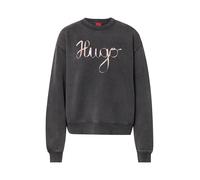 HUGO Sweat en molleton de coton avec motif créatif - Style Deroxina_4, 50545198 Noir M