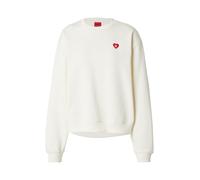 HUGO Sweat-shirt 'Deroxina_7' rouge / blanc, Taille S