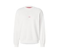 HUGO Sweat-shirt 'Dubraxo' beige / rouge / noir, Taille M