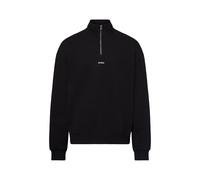 HUGO Sweat Relaxed en coton avec encolure zippée - Style Durty244, 50525881 Noir XXL