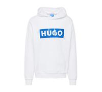 HUGO Sweat-shirt 'Nalves' bleu / blanc, Taille XS
