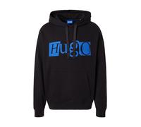 HUGO Sweat-shirt 'Nildi' bleu / noir, Taille L