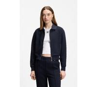 HUGO Sweat zippé avec tirette de fermeture éclair à logo revisité - Style Dadrid, 50563134 Bleu foncé XL