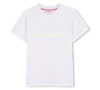 Hugo - T-shirt À Manches Courtes - Blanc - Garçon - 16 Ans