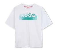 Hugo - T-shirt À Manches Courtes - Blanc - Garçon - 16 Ans