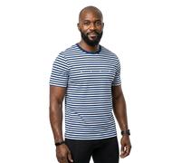 HUGO T-shirt Relaxed en jersey de coton à rayures - Style Demptee, 50563797 Blanc / Bleu XL