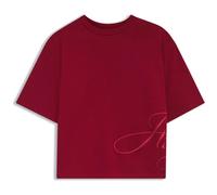 HUGO T-shirt en jersey de coton à logo brodé grand format - Style Duslant, 50570677 Rouge sombre S