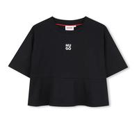 Hugo - Tee-shirt Manches Courtes - Black - Fille - 14 Ans