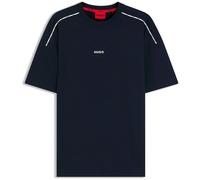 HUGO T-shirt Relaxed Fit à logo imprimé à haute densité - Style NOAH T-SHIRT, 50566159 Bleu foncé S