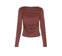 HUGO T-shirt à manches longues DAENI marron | M