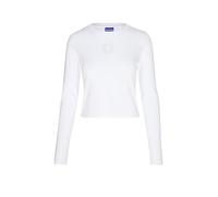 Hugo Daliriee 10272901 Blue Long Sleeve T-shirt Blanc S Femme