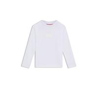 Hugo G00437 Long Sleeve T-shirt Blanc 10 Years Garçons,Filles
