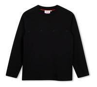 Hugo Tee-Shirt Manches Longues Garçon, Noir, 8 Ans