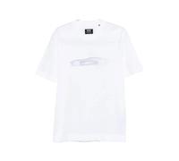 Hugo - T-shirt à motif de voiture et col rond - Homme - Tops - Blanc - Taille: 3XL