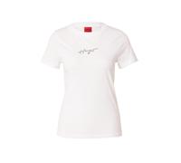 HUGO T-shirt 'Classic 4' argent / blanc, Taille XS