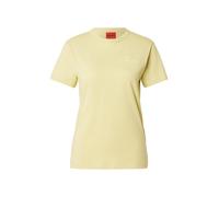 HUGO T-shirt en jersey de coton avec logo manuscrit brodé - Style Damacia_7, 50561233 Chaux XS