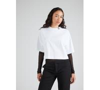 HUGO T-shirt court décontracté en jersey de coton à logo revisité - Style Damelody, 50520187 Blanc XL