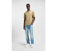 Hugo Dapolino 10248326 Red Short Sleeve T-shirt Beige M Homme