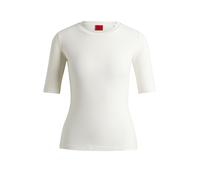 Hugo Darnelia 10259804 Red Short Sleeve T-shirt Beige S Femme
