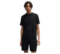 Hugo T-shirt de pyjama Austin – gaufré, logo brodé – Noir L