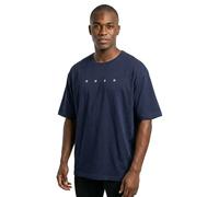 HUGO T-shirt de pyjama en coton mélangé à logo brodé - Style AZURI T-SHIRT, 50566148 Bleu foncé XL