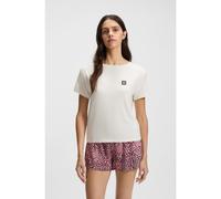 HUGO T-shirt de pyjama en modal mélangé avec logo imprimé - Style NIKKA_T-SHIRT, 50534300 Blanc XL