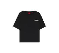 Hugo T-shirt de pyjama UNITE_T-SHIRT 50490707 Relaxed Fit logo imprimé Noir S
