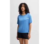 HUGO T-shirt de pyjama Relaxed en jersey stretch à logo contrastant - Style UNITE_T-SHIRT, 50490707 bleu clair L