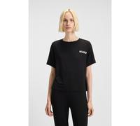 HUGO T-shirt de pyjama Relaxed en jersey stretch à logo contrastant - Style UNITE_T-SHIRT, 50490707 Noir XXL