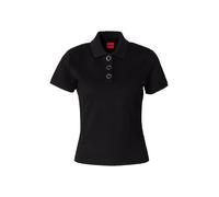 HUGO Polo Slim avec boutons métalliques - Style Dereyel, 50564395 Noir L