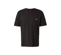 HUGO T-Shirt 'Derlyns' rouge / noir / blanc, Taille S